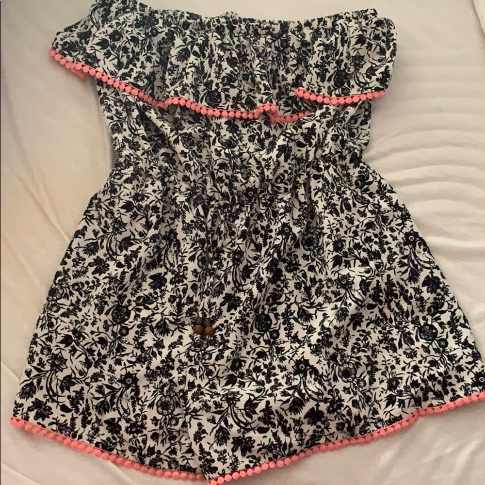 Patterned romper